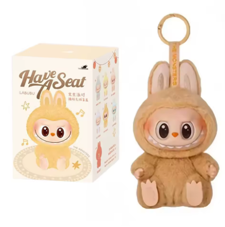 Labubu Peluche en vinyle Baba – Série Have a Seat